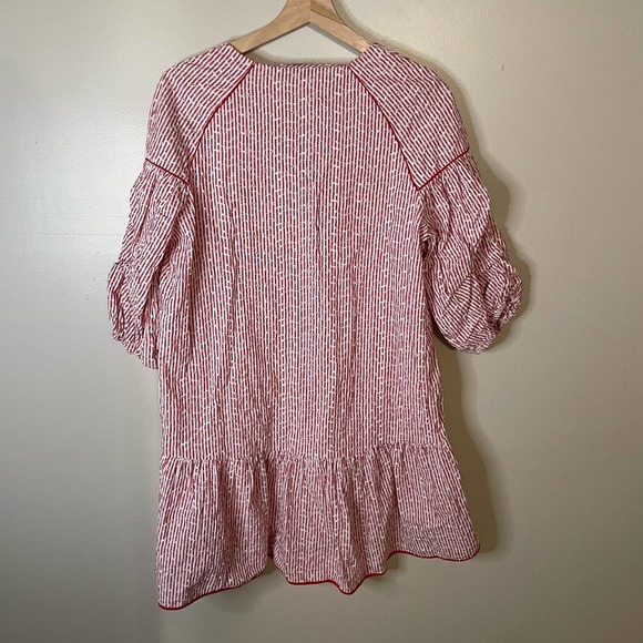 Zara embroidered midi dress - Picture 4 of 4